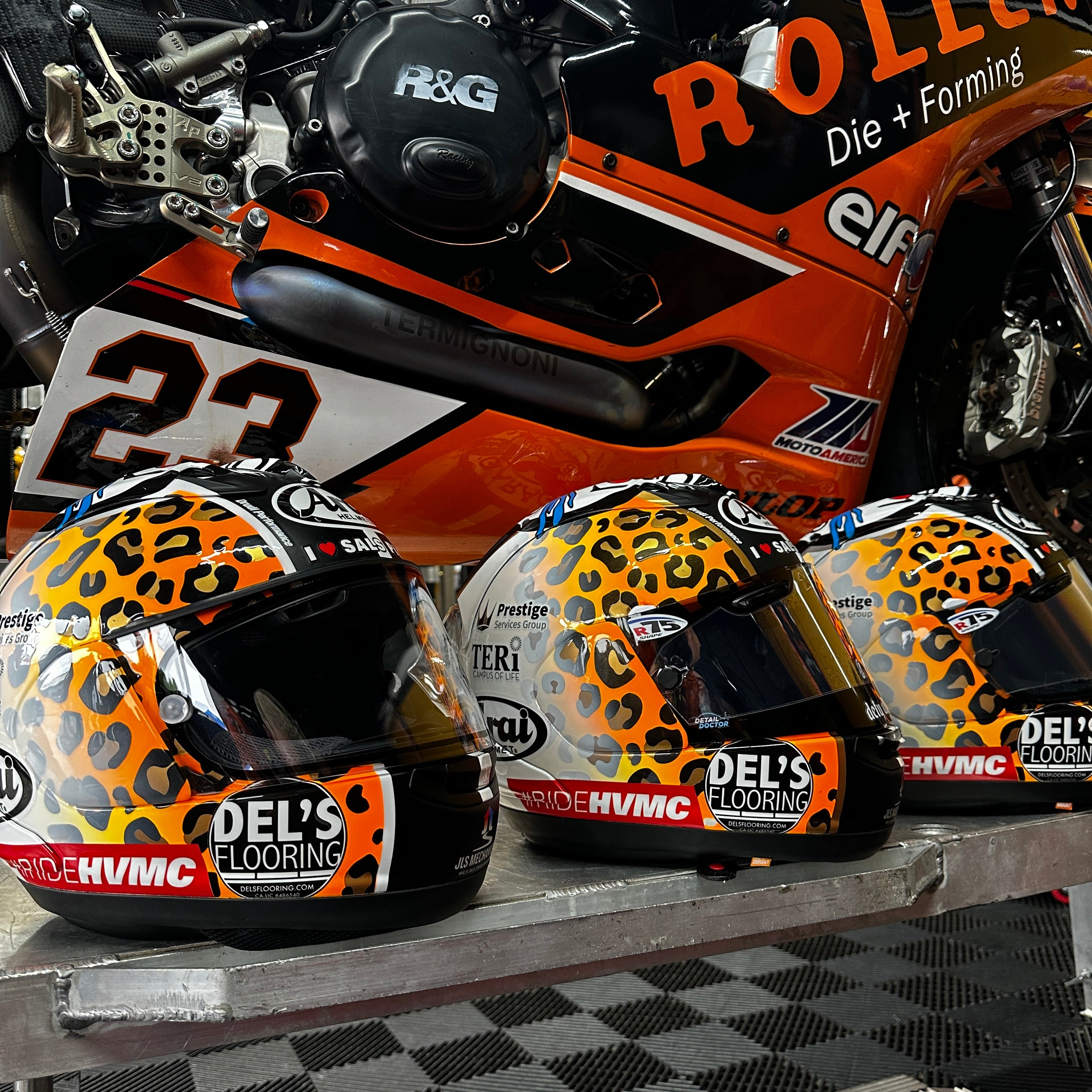 Corey Alexander x Drudi Performance - Arai Corsair-X 2024 Replica